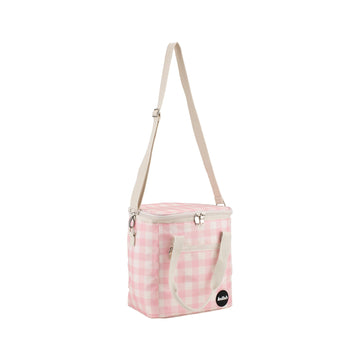 Kollab - Holiday Mini Cooler - Candy Pink Check