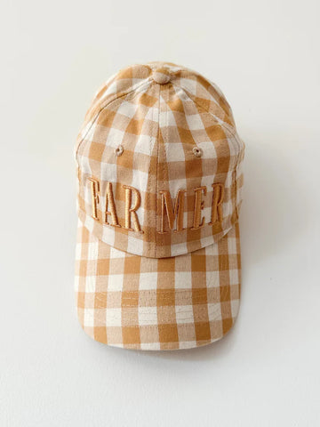 Whitney Spicer - Farmer - Honey Check Cap
