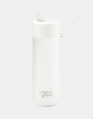 Frank Green - 20oz Stainless Steel Ceramic Reusable Bottle with Straw Lid - Cloud
