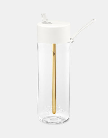 Frank Green - 25oz Original Reusable Bottle Clear with Straw Lid - Cloud