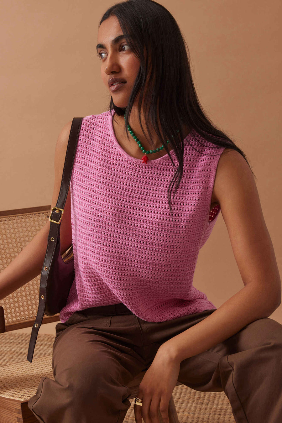 Ceres Life - Margot Mesh - Hibiscus Pink