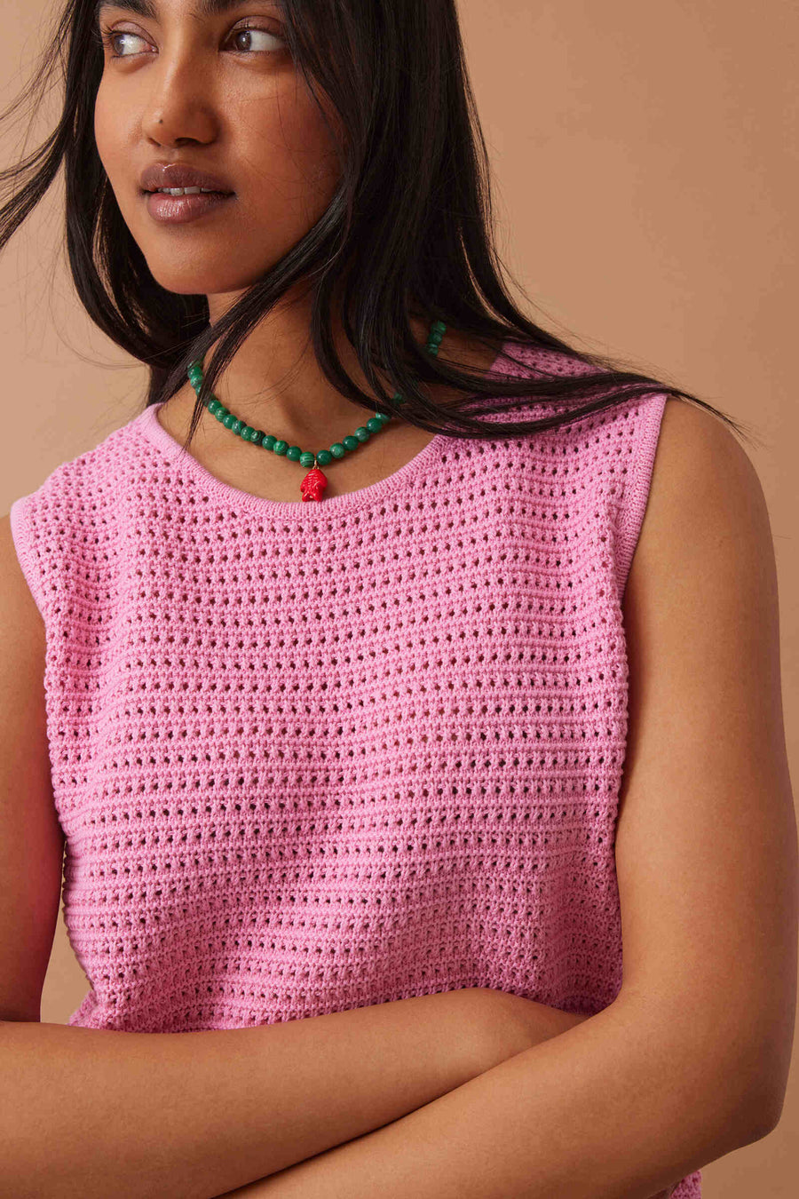 Ceres Life - Margot Mesh - Hibiscus Pink