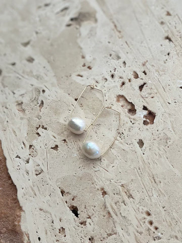 Pop Design - Fresh Water Pearl Earrings - Edwina
