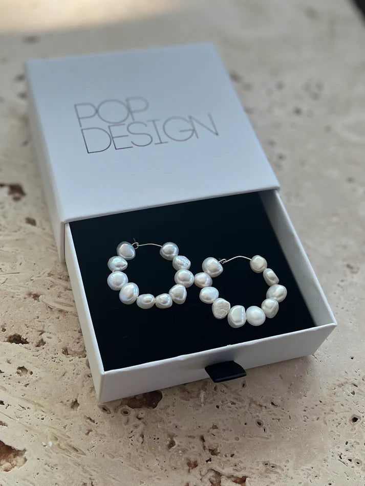 Pop Design - Fresh Water Pearl Earrings - Mini Casey