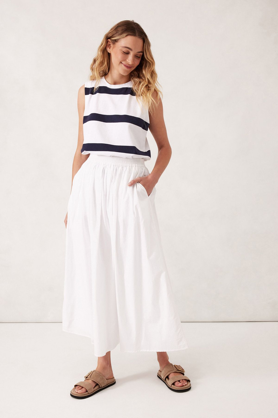 Ceres Life - Florence Maxi Skirt - White