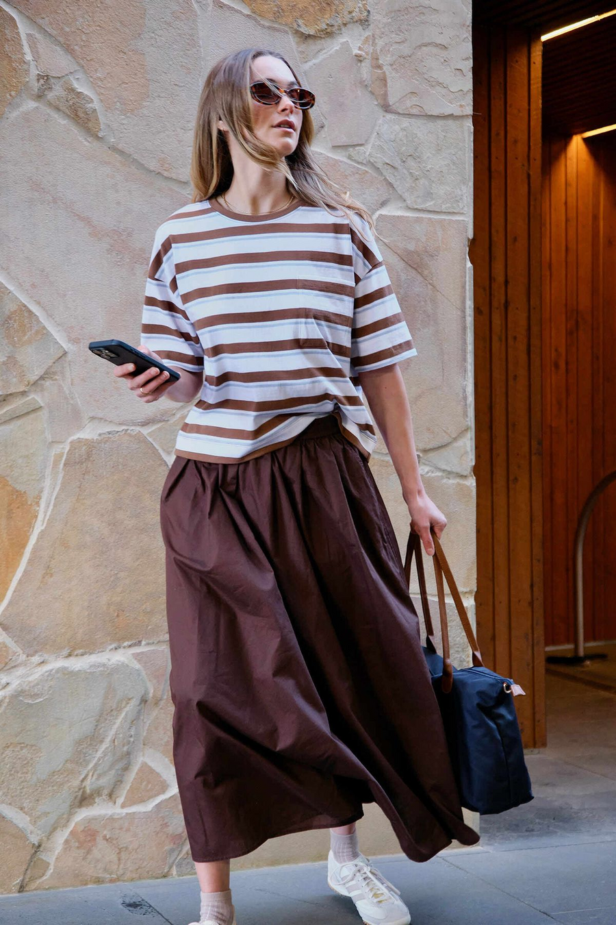 Ceres Life - Florence Maxi Skirt - Chocolate