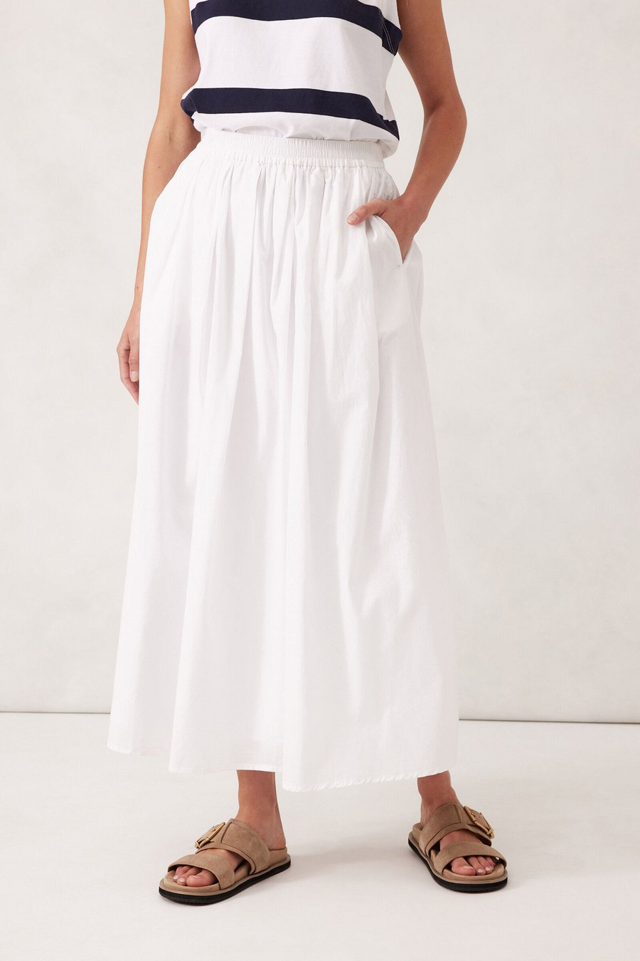 Ceres Life - Florence Maxi Skirt - White