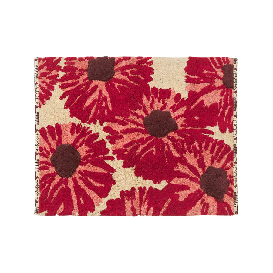 Sage & Clare - Isabella Bath Mat - Crimson