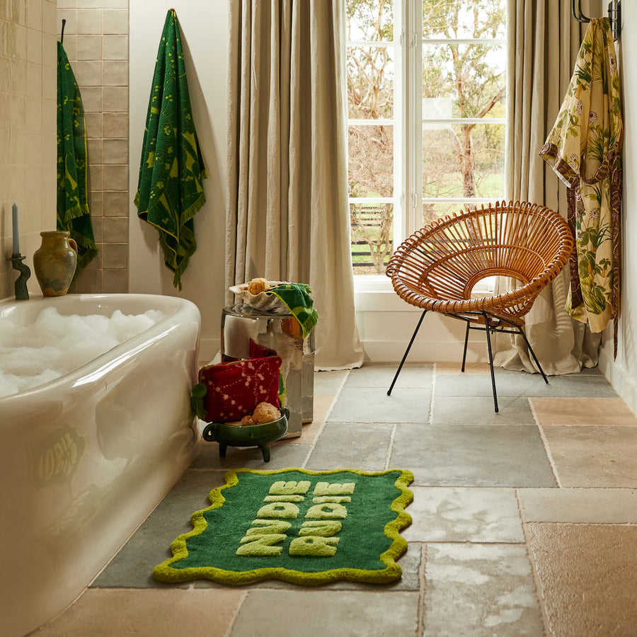 Sage & Clare - Amalie Nudie Bath Mat - Kelp