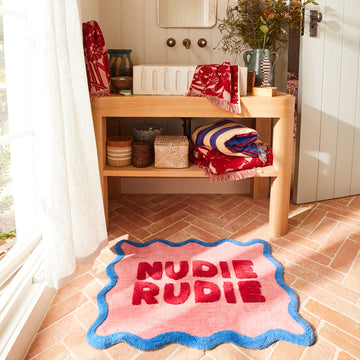 Sage & Clare - Amalie Nudie Bath Mat - Hibiscus
