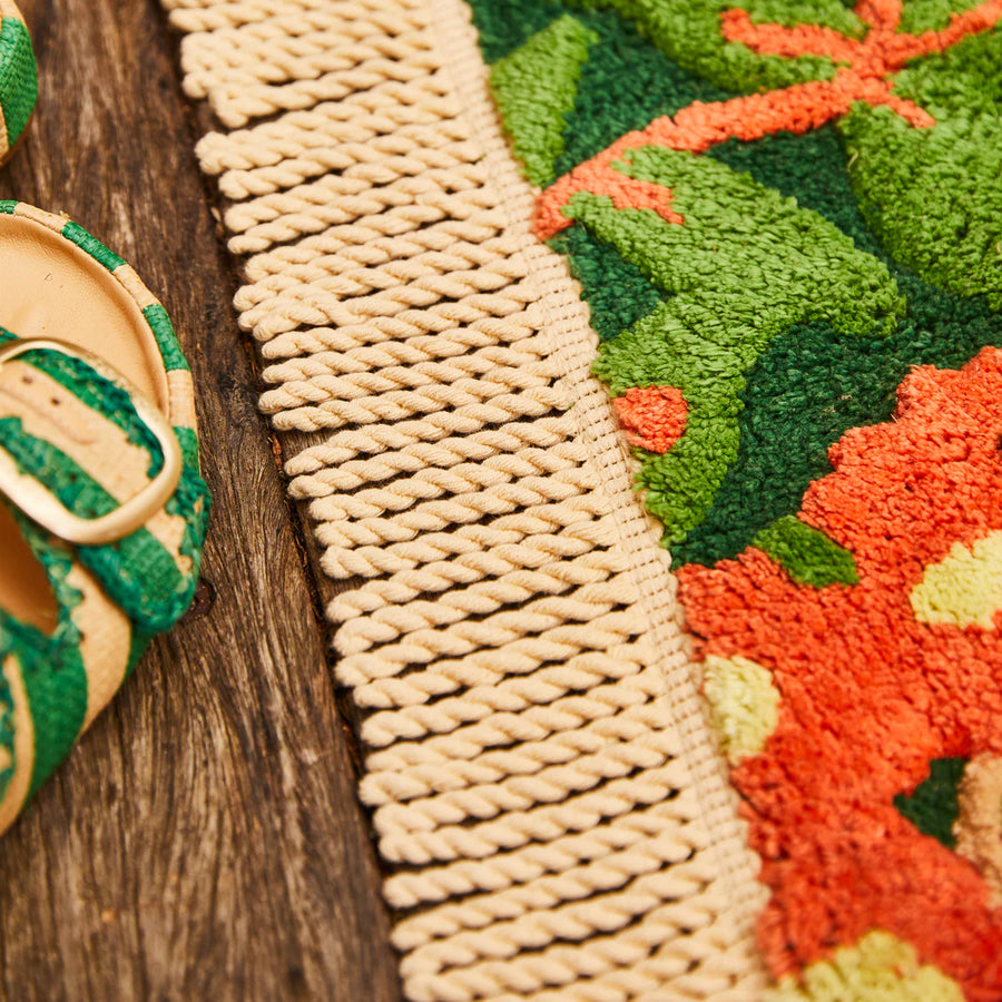 Sage & Clare - Francesca Bath Mat - Kelp