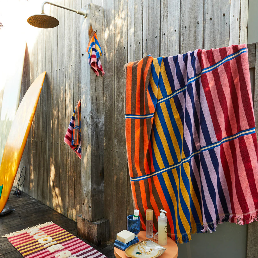 Sage & Clare - Chiara Bath Sheet - Azure