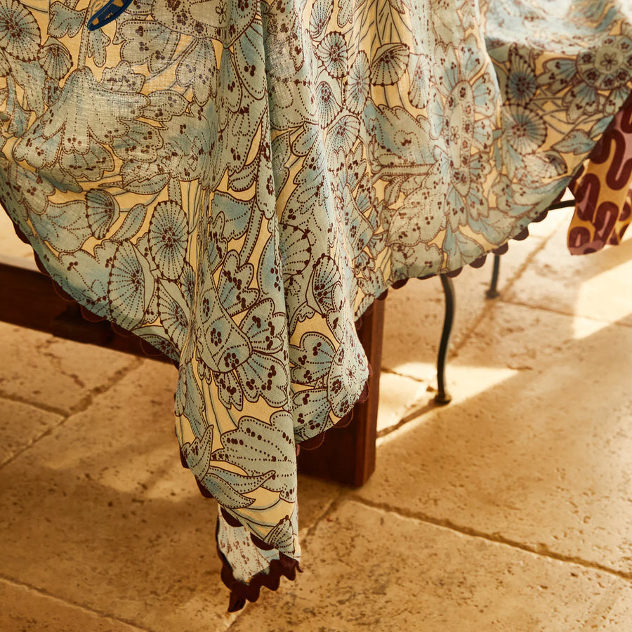 Sage & Clare - Lucia Tablecloth - Cerulean