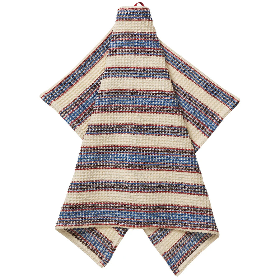 Sage & Clare - Selene Stripe Tea Towel - Azure
