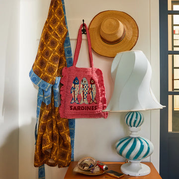 Sage & Clare - Sandria Crochet Tote Bag