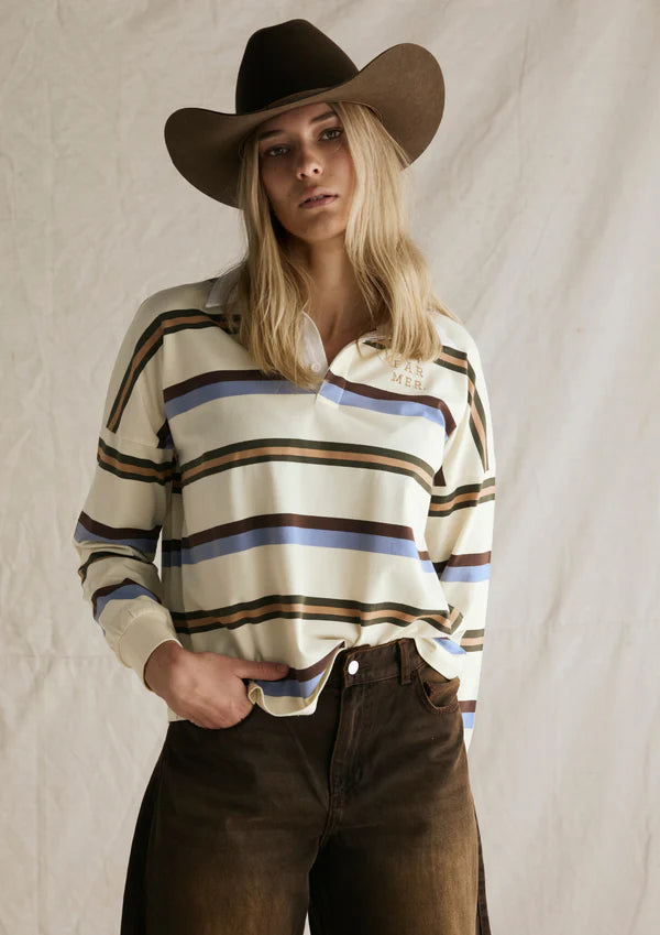 FARMER by Whitney Spicer - Jersey - Blue/Brown