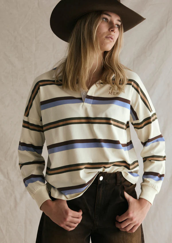 FARMER by Whitney Spicer - Jersey - Blue/Brown