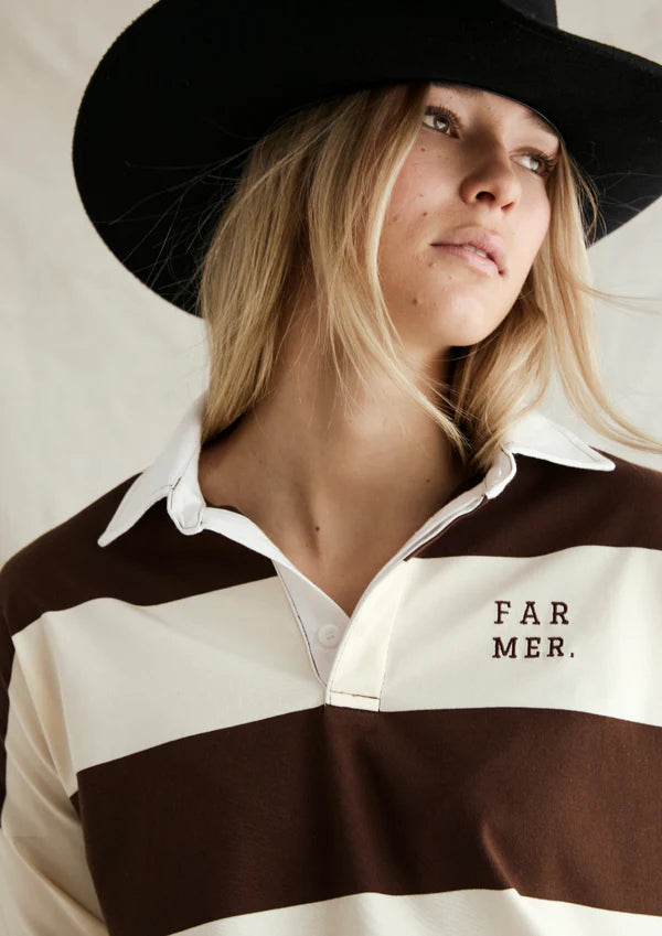 FARMER by Whitney Spicer - Jersey - Choc/Cream