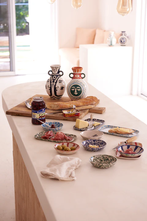 Jones & Co - Pinchos Navy Splatter Tray