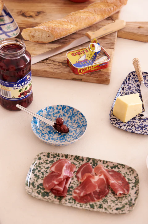 Jones & Co - Pinchos Navy Splatter Tray