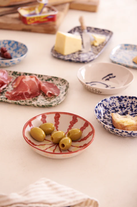 Jones & Co - Pinchos Navy Spletter Bowl