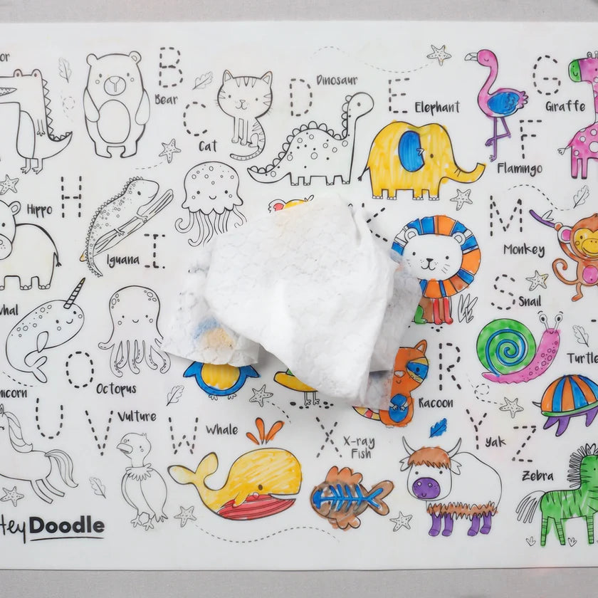 HeyDoodle - Into the Wild Classic Colouring & Doodle Mat