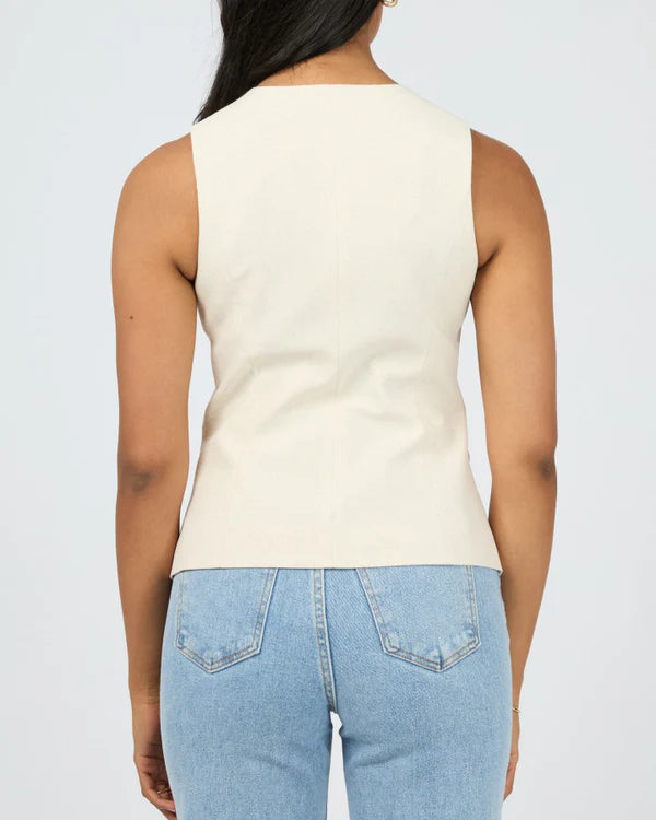 All About Eve - Mavis Vest - Natural