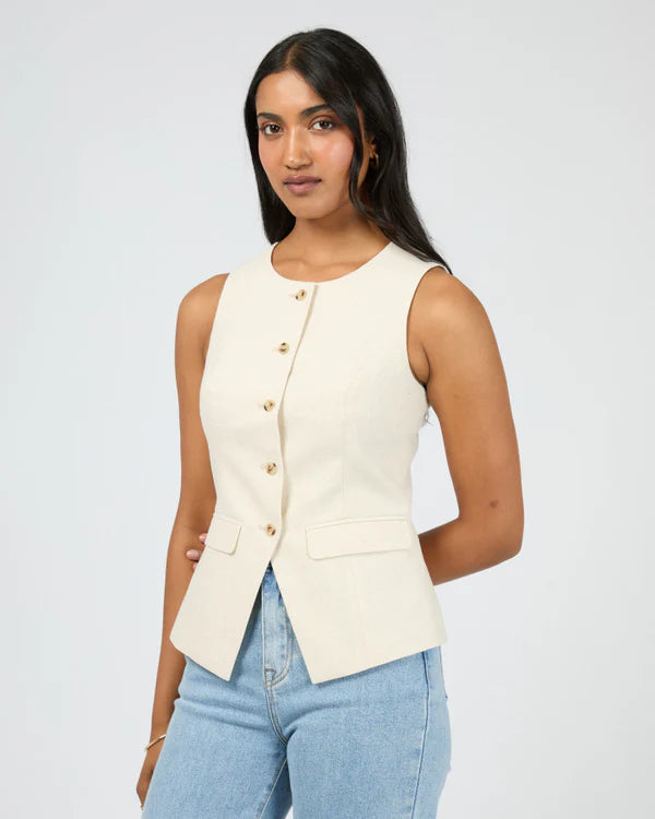 All About Eve - Mavis Vest - Natural