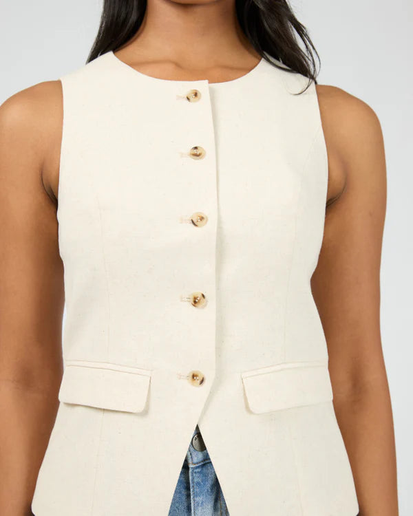 All About Eve - Mavis Vest - Natural