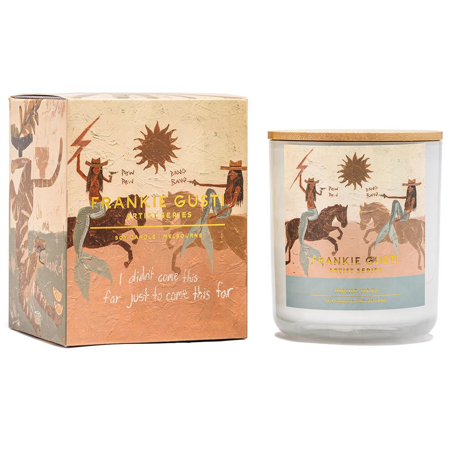 Frankie Gusti - Artist Series Candle - Riding Tides - Tahnee Kelland