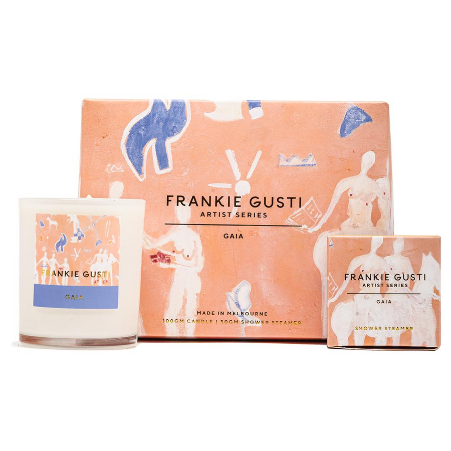 Frankie Gusti - Candle + Steamer Duo - Gaia - Bonnie Gray