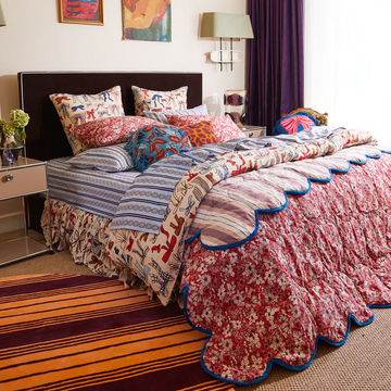 Sage & Clare - Evette Scalloped Quilted Coverlet