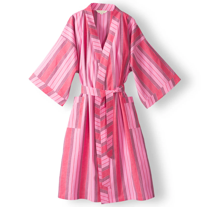 Sage & Clare - Brigitte Cotton Bath Robe - Scarlet