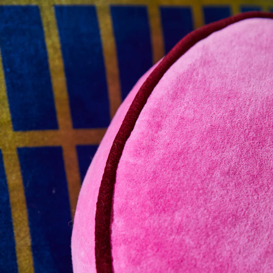 Sage & Clare - Castilo Round Velvet Cushion - Fuchais Fetaher Insert