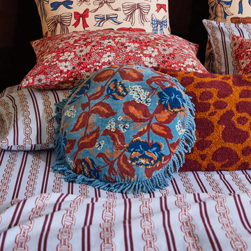 Sage & Clare - Margot Velvet Cushion - Celeste Feather Insert