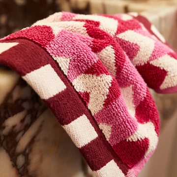 Sage & Clare - Arlette Face Washer - Fuchsia