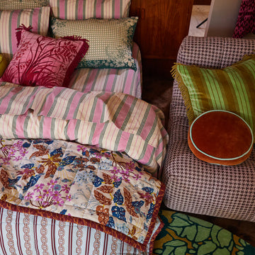 Sage & Clare - Brigitte Cotton Sheets - Fuchsia Fitted Sheet - Queen