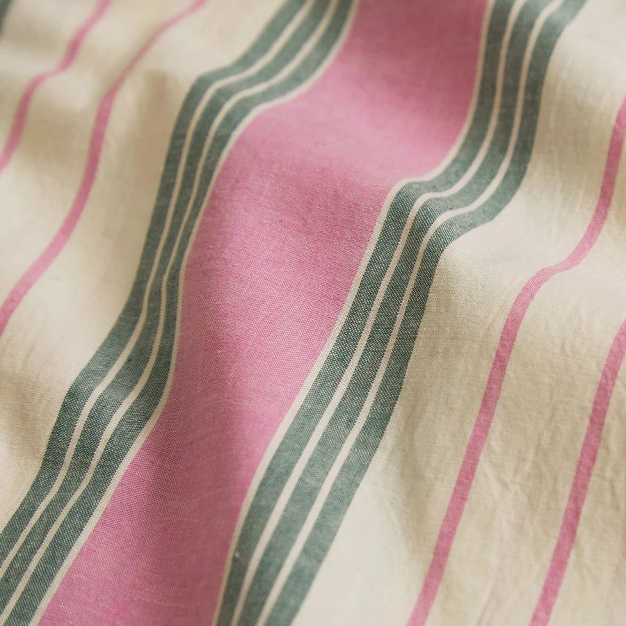 Sage & Clare - Brigitte Cotton Sheets - Fuchisa Flat Sheet - Queen