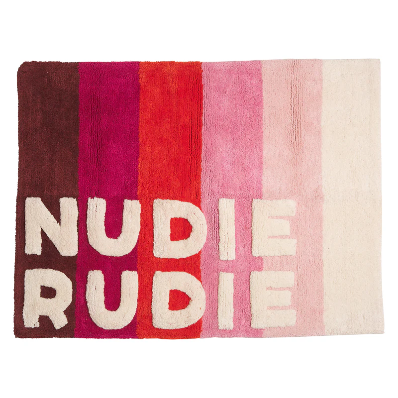 Sage & Clare - Dariel Nudie Bath Mat - Scarlet