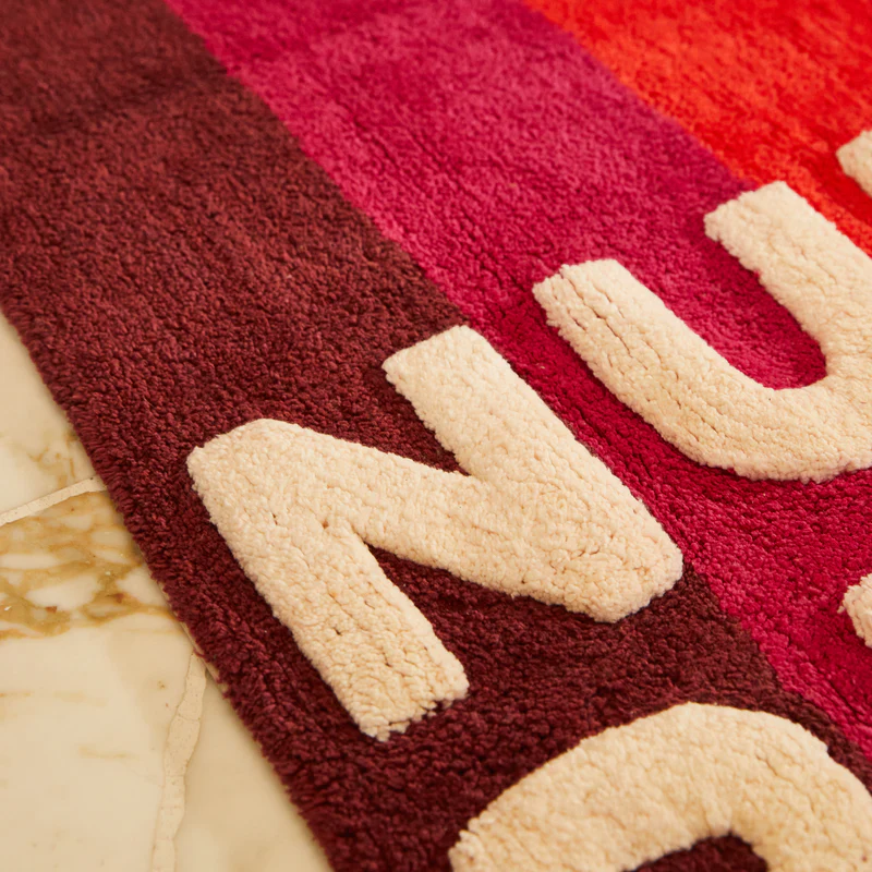 Sage & Clare - Dariel Nudie Bath Mat - Scarlet