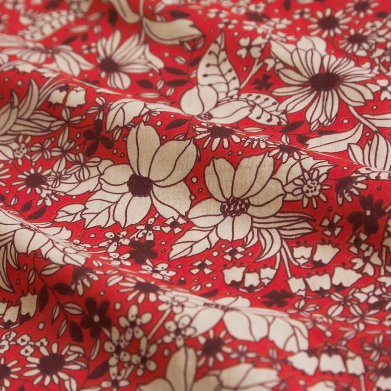 Sage & Clare - Evette Cotton Pillowcase Set - Scarlet - Euro