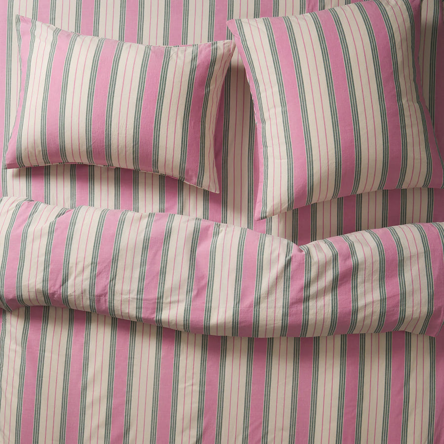 Sage & Clare - Brigitte Cotton Pillowcase Set - Fuchsia Standard