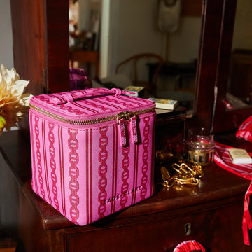 Sage & Clare - PREORDER - Acadia Cosmetic Case - Fuchsia