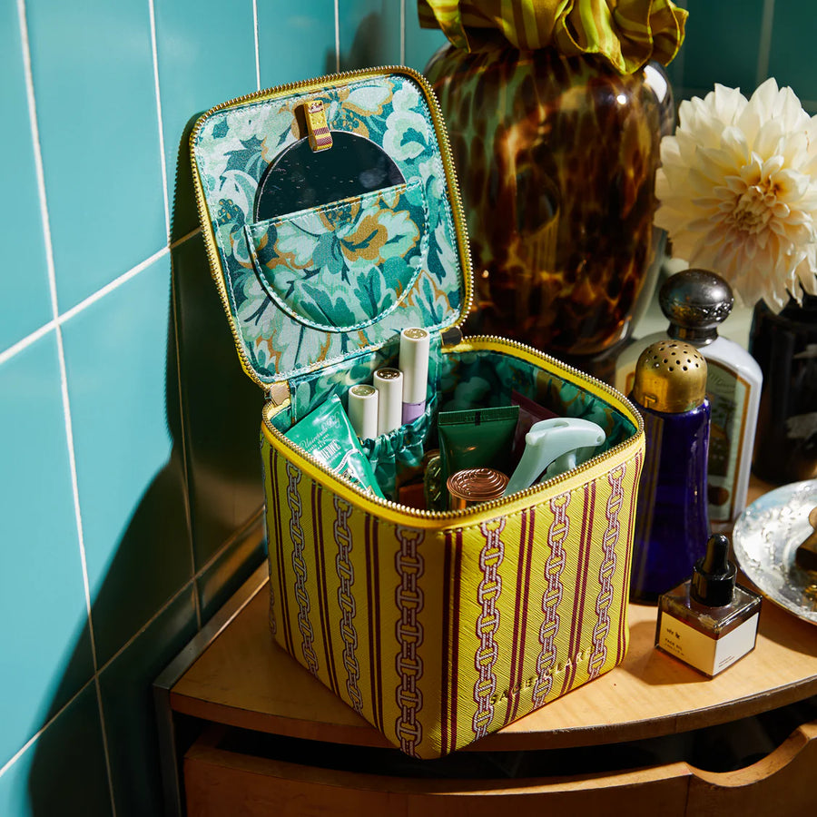 Sage & Clare - PREORDER - Acadia Cosmetic Case - Mustard