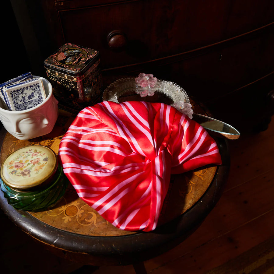 Sage & Clare - Taylor Silk Hair Turban - Scarlet