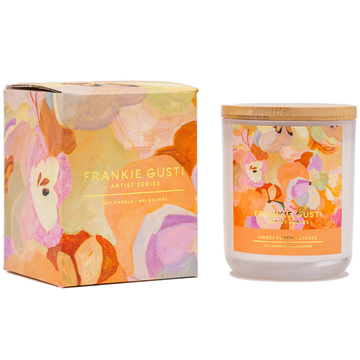 Frankie Gusti - Artist Series Candle - Sweet Peach + Lychee - Jade Fisher