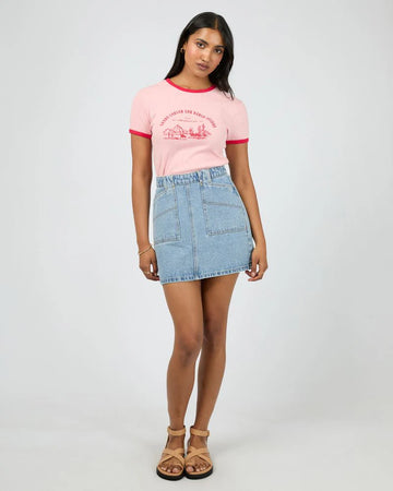 All About Eve - Canyon Sun Baby Tee - Light Pink