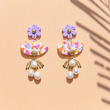 Kingston Jewellery - Confetti Daisy Blossoms Earrings