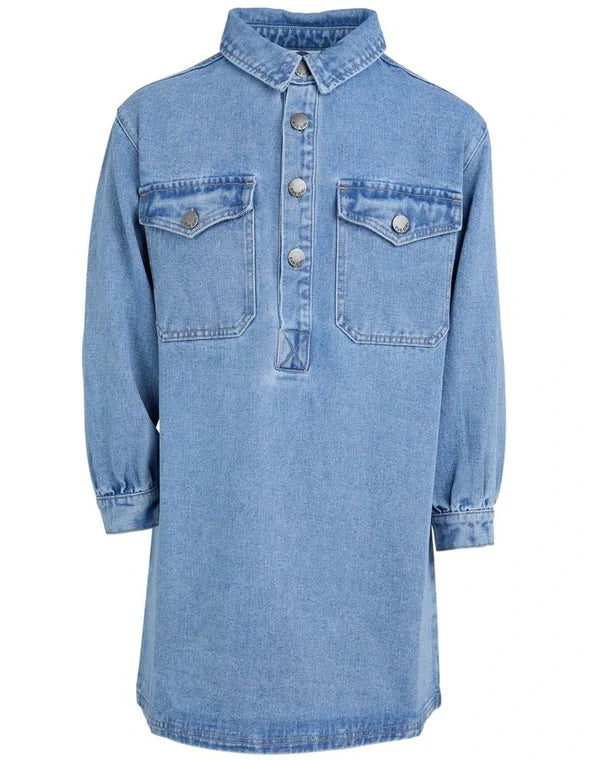 Eve Girl - Quinn Dress - Blue - Kids Size 8-14