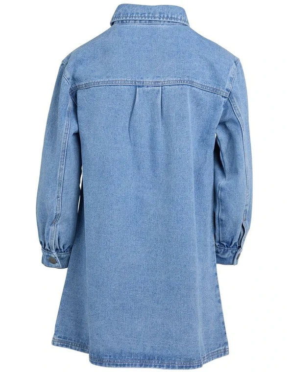 Eve Girl - Quinn Dress - Blue - Kids Size 8-14